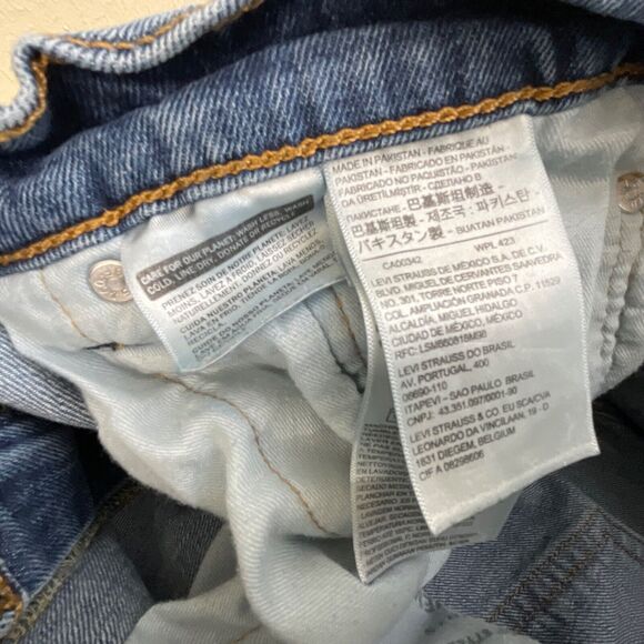 Levi's 505 Jeans Men's actual 34x30” Straight Leg Blank Red Tag - Picture 6 of 16